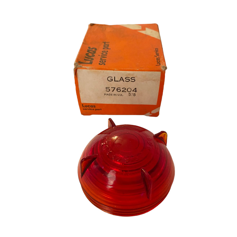 Military glass red stop/tail screw in lens 600858